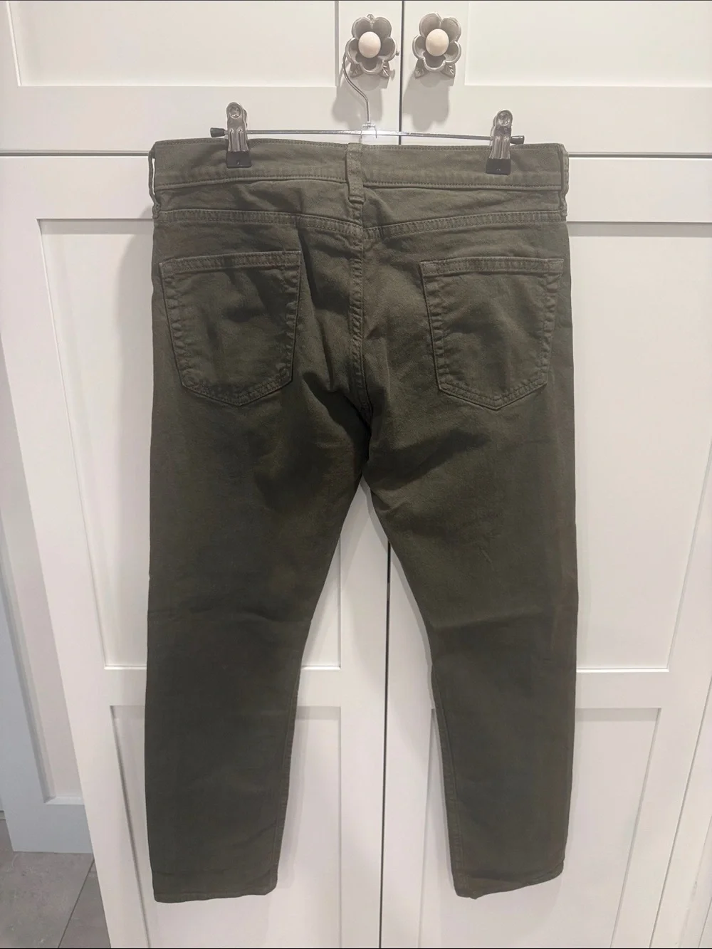 J. Crew Olive Green Slim Straight Men's Jeans